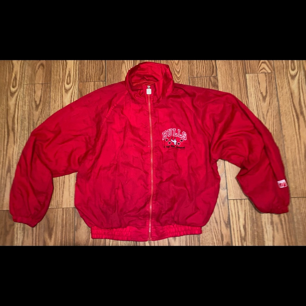 Vintage 1996 Chicago Bulls NBA Championship Windbreaker